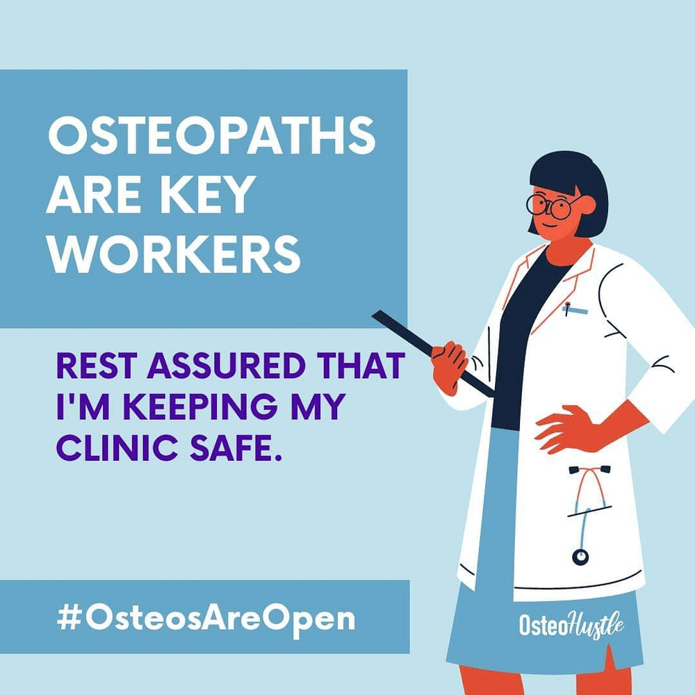 Osteopaths are open
